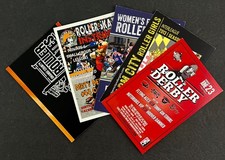2000s-2010s Women's Roller Derby Dames Skating WFTDA Promo Ad Cards Lot Of 5 picture