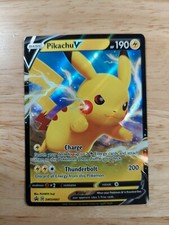 Pikachu V SWSH061 - NM Full Art Promo Rare Pokemon Card  picture