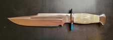  Impact Cutlery Custom D2 Steel Classic Hunting Bowie Knife Pearl Resin- 2550 picture