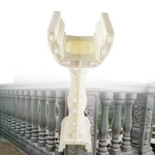 2 Pcs 89cm Balustrades Mold Fit Concrete Plaster Cement Plastic Casting White picture