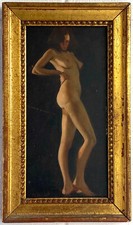 Frank Tauriello Original Oil Nude 1959 — Ex-Picasso Dali Collector Collection picture