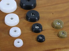 Cutting Board Rubber Bumpers LOW PROFILE Silicone Black Clear Small Large A+ picture