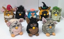 Lot Of 8 Vintage Furby Tiger Electronics For Parts Only Not Working  picture