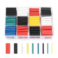 650Pcs HEAT SHRINK Tubing Sleeve 2:1 Shrinkable Tube Wire Cable Assortment Kit picture