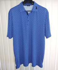 Vtg NWOT PXG PARSONS XTREME GOLF CLUBS SHIRT MEN Size L  WHITE BLUE BLACK  LARGE picture