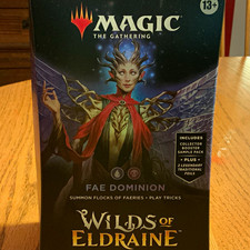 Wizards of the Coast MTG Wilds of Eldraine Fae Dominion 100-Card Deck 2023 picture