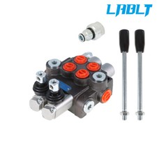 LABLT 2Spool Hydraulic Monoblock Double Acting Control Valve 11 GPM w/Conversion picture