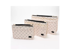 Periea Set of 3 Purse Organizers - Black Dots picture