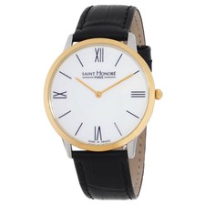 Saint Honore Paris Wagram Quartz White Dial Men's Watch H SH WG826011 4AR picture