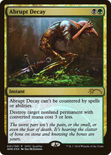 Abrupt Decay (WMCQ-001) - World Magic Cup Qualifiers Foil picture