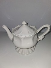 Vintage grace's teaware,Victorian style off- white porcelain with scalloped base picture