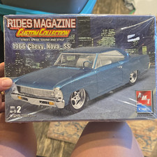 AMT Ertl 1966 Chevy Nova SS 1:25 Plastic Model Kit Unassembled Skill 2 10+ picture