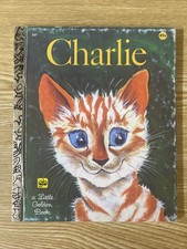 Vintage 1975 Little Golden Book Charlie #587 Cat Story Lillian Obligado 2nd Prnt picture