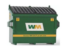 Refuse Trash Bin (Waste Management) Green 1:34 Model - First Gear 90-0169D picture