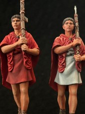 AeroArt St Petersburg #3876: Pair of Roman Lictors Carrying Fasces - 54mm picture