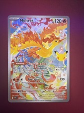 Moltres 130/128 Illustration Rare Me: 30th Celebration Holo picture