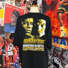 Floyd Mayweather vs Ricky Hatton Boxing T Shirt Undefeated Welterweight Sz 3XL picture