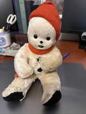 RARE Vintage Knickerbocker Snowman Plush 1940’s? picture