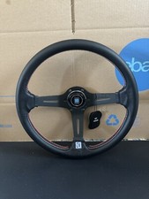 350mm Deep Dish Steering Wheel - Fit 6 hole Hub Like Nardi NRG Grip picture