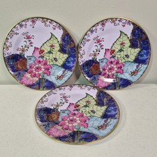 The MOTTAHEDEH  Set Of 3 Tobacco Leaf Tin Plate 10