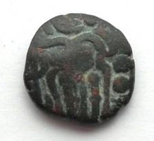 INDIA HINDU CHOLA DYNASTY 1 MASSA 985-1014 Rajaraja Chola I, Octopus Man. SS1.1 picture