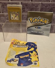 Nintendo Gameboy Pokémon Gold Edition & Trainer Guide Auth Dry Battery *Tested* picture