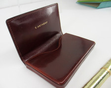 T. Anthony Leather Hard Card Case Magnetic Closure picture