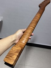 Reverse head Satin AAA 22 fret Roasted flame Maple Guitar Neck part rosewood picture