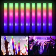 100-500 PCS Light Up Foam Sticks Wand Rally Batons DJ Flashing Glow Stick Party picture
