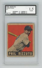1948 Leaf Phil Rizzuto DGA 1.5 Rookie #11 HOF RC Yankees The Scooter - RareCo picture