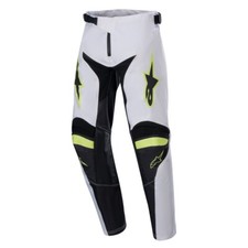 Alpinestars Racer Lucent White/Neon Red MX Off Road Pants Youth Sizes 22 - 28 picture