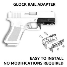 Recover Tactical Picatinny Rail Glock 17,19,20,21,23,26,27,29,30,36,42,43,43x,48 picture
