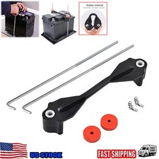 Car Rubber Battery Hold Down Clamp Holder Tie Down Bracket Hold Down Tools Rack picture