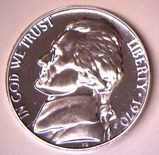 1970 S PROOF JEFFERSON NICKEL  **FREE SHIPPING** picture