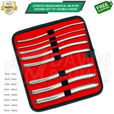 8 Pcs Hegar Dilator Set Uterine Urethral Diagnostic Cervical Sounds German Grade picture