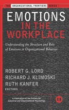 Emotions in the Workplace by Robert G. Lord - Hardcover - GOOD picture