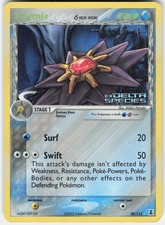 Starmie 30/113 Rare Delta Species Pokemon Reverse Holo LP STAMPED picture