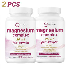 2PCS Micro Ingredients Magnesium 20-in-1 – 240 Veggie Caps for Women picture