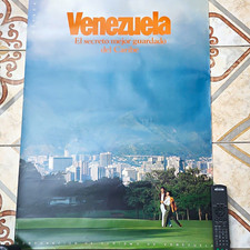 Venezuela Caracas ORIGINAL Travel Poster 