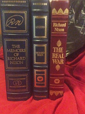 Richard Nixon Memoirs, Leaders,  and The Real War. 1st Edition. Signed numbered picture