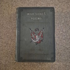 War Songs and Poems of the Southern Confederacy, 1861-1865 1904 Illustrated picture