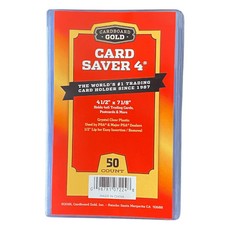 Cardboard Gold Card Saver 4 - 50 Count Pack picture