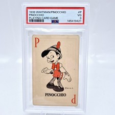 1939 Disney Whitman Pinocchio #P PSA 3 Rookie Card picture