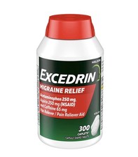 Excedrin Migraine Relief Caplets, 300 Count Acetaminophen 250mg picture