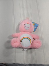 NWT Vtg 2002 Care Bears Stuffed Pink Toy Cheer Bear Plush Animal picture