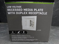 Commercial Electric 1-Gang 1-Decorator/Rocker/1-Duplex; Cable Wall Plate 1-Pack picture