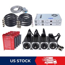 STEPPERONLINE 4-Axis Nema23 3Nm Closed Loop Stepper Motor 8mm Shaft & Driver Kit picture