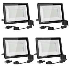 200W 22000LM LED Flood Light Outdoor IP66 Waterproof, 5000K Daylight White 4Pack picture