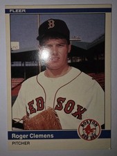 Roger Clemens 1984 Fleer Update Rookie #U-27 Boston Red Sox Vintage Baseball Raw picture