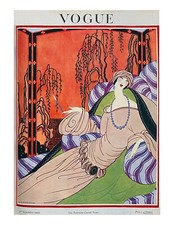 Vogue Paris Magazine, Reprint Sep 1922, V 4.14 Art Deco Fashion Drawings, 1920's picture